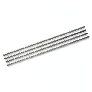 uxcell Carbon Fiber Round Tube 1.5x3x200mm Black Industrial Rod 4pcs-0