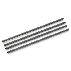 uxcell Carbon Fiber Tube 2x5mm x200mm Black Round Rod 4pcs-0