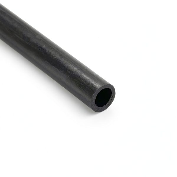 uxcell Carbon Fiber Tube 4x6x350mm Round Rod Black High Strength-1
