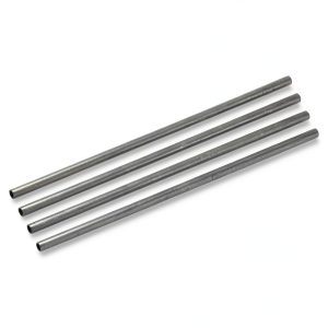 uxcell Carbon Fiber Tube 4x6x350mm Round Rod Black High Strength-0