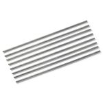 uxcell Carbon Fiber Tube 2x3x200mm Black Industrial Rod 8pcs-0
