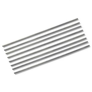 uxcell Carbon Fiber Tube 2x3x200mm Black Industrial Rod 8pcs-0