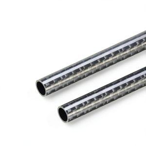 uxcell Carbon Fiber Tube 8mm Black 500mm Roll Lightweight Industrial-0