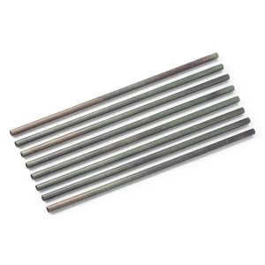uxcell Carbon Fiber Tube 3.5x5x200mm Black Round Rod 8pcs-0