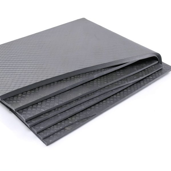 Carbon Fiber Plate FPVDrone 125mm x 75mm x 3mm Black Lightweight Sheet-6