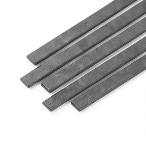 uxcell Carbon Fiber Rod 400mm 1mm x 3mm Pultruded Strip for Drones-0